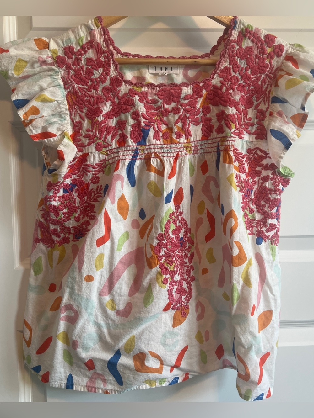 THML Cotton Embroidered Top Small